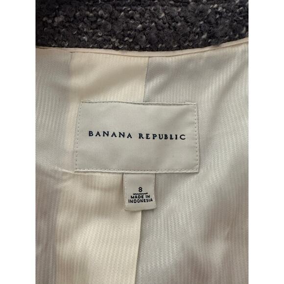 Banana Republic Boucle Zip Wool Jacket size Small - Picture 3 of 3